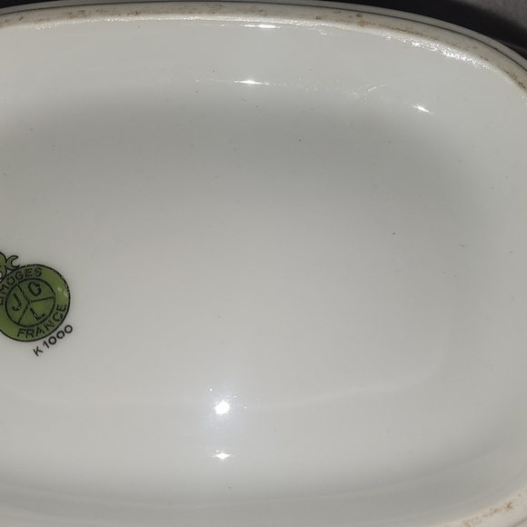 24k Gold Antique Vignaud Limoges France- Pattern VIG167. Serving dishes. - Picture 11 of 16